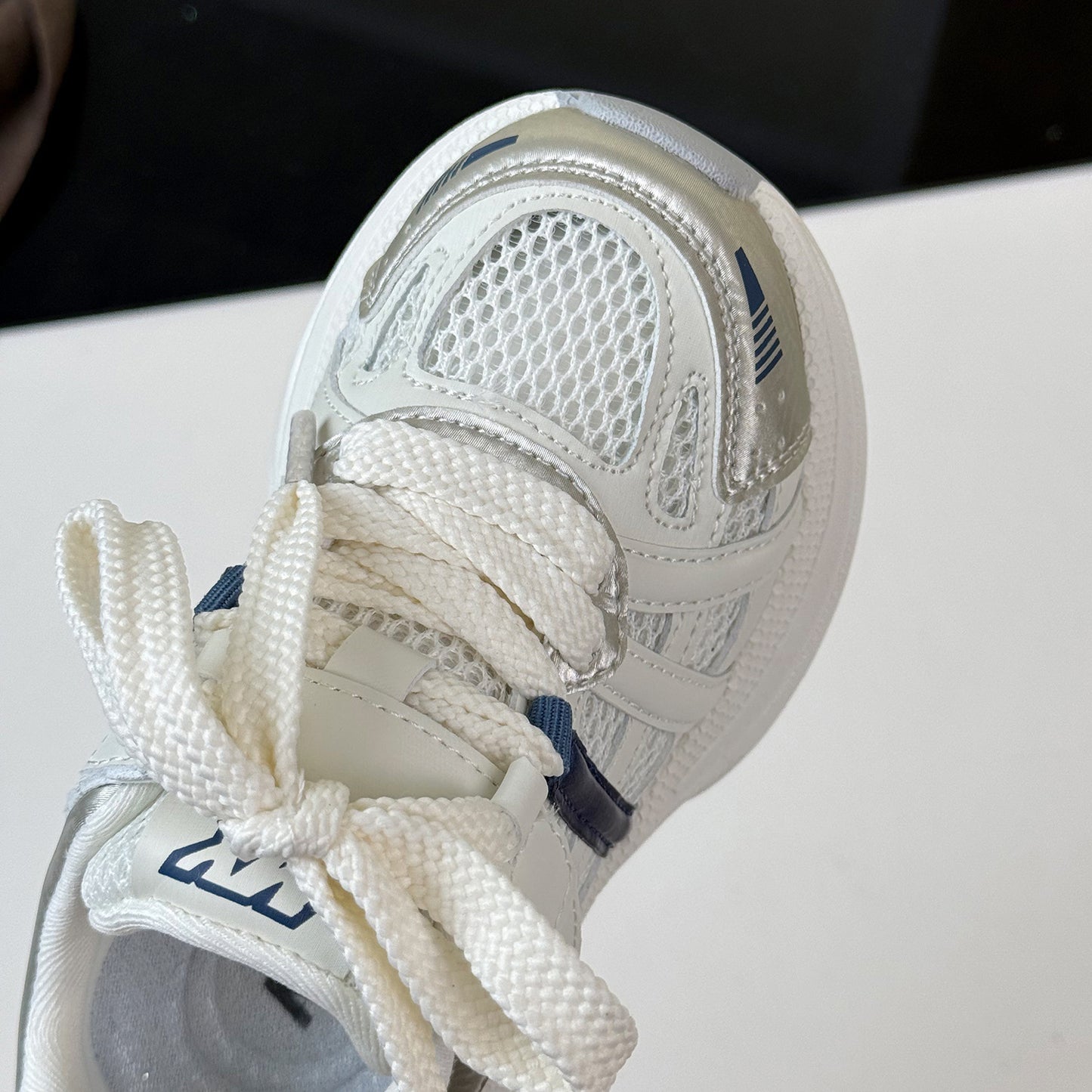 2025 Spring TS Kids’ Fashion Dad Sneakers – Lightweight Lace‑Up Breathable Mesh Sport Shoes for Boys & Girls